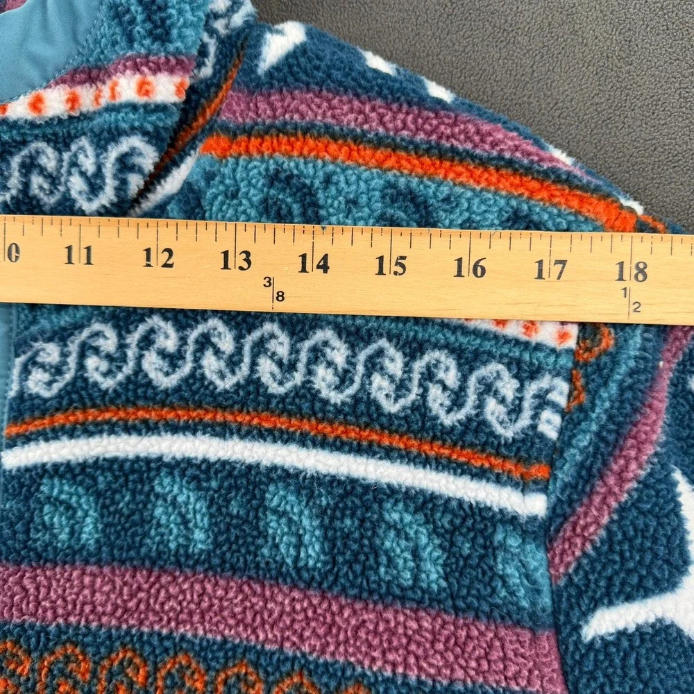 The North Face Mens TKA Glacier Snap-Neck Hoodie Fleece Multi-Color Mountain M